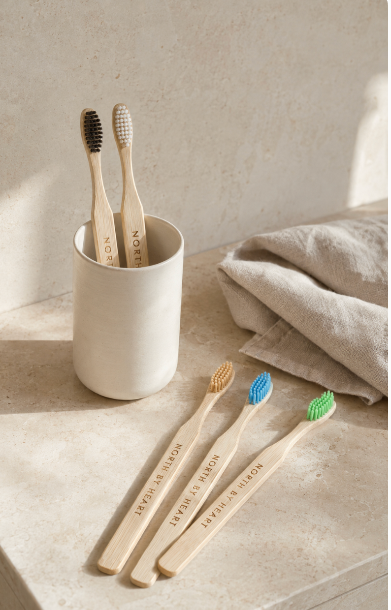 Bamboo Tandbørste familie pakke 5 stk.