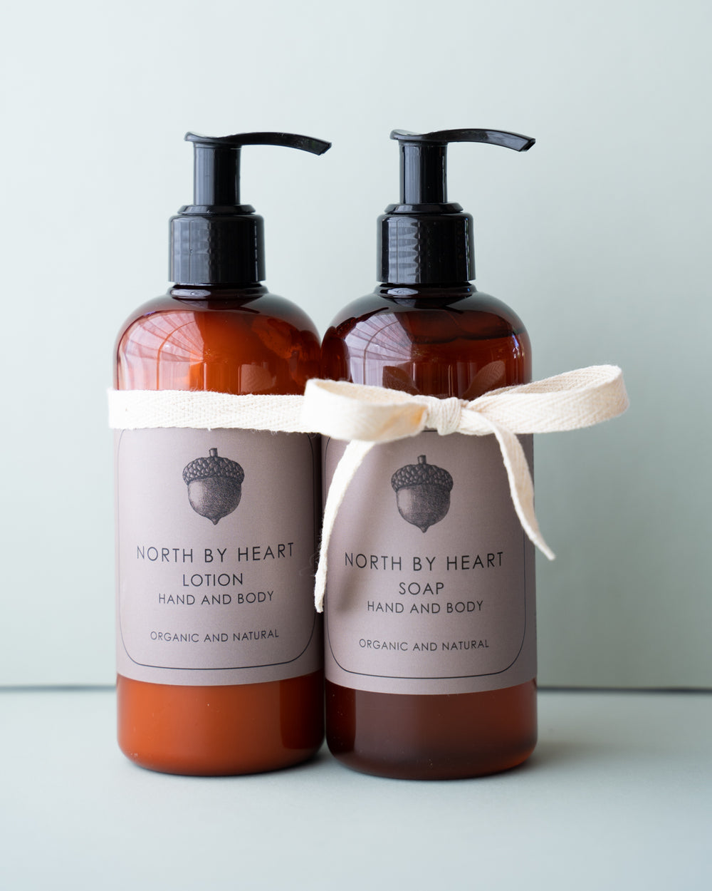 North by Heart økologisk og naturlig hånd og body soap, hånd og bodylotion, 300 ml.