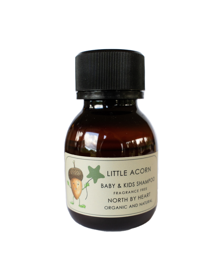 Little Acorn Baby & Kids, økologisk & naturlig shampoo Fragrance Free 50 ml.